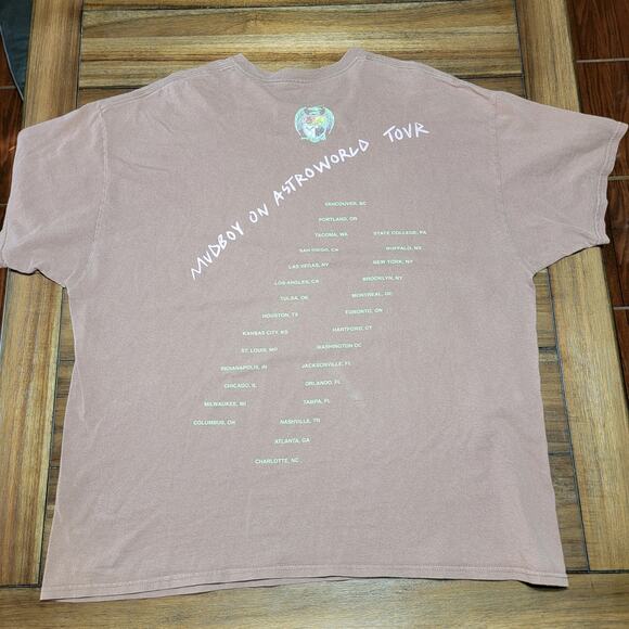 Travis Scott x Sheck Wes MudBoy Astroworld Tour Tee - Size 2XL - Picture 3 of 5